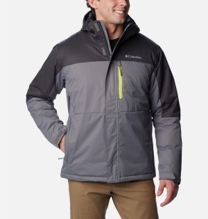 Grey Men's Columbia Hikebound Insulated Puffer Jacket | RSWMA-0634