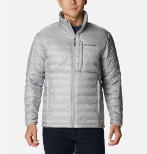 Grey Men's Columbia Infinity Summit Omni Heat Infinity Double Wall Insulated Puffer Jacket | BQINX-6804