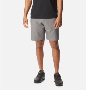 Grey Men's Columbia Iron Mountain Trail Shorts | ZFEYW-9047