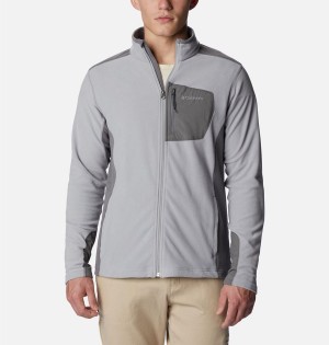 Grey Men's Columbia Klamath Range Full Zip Fleece Jacket | XILJU-0897