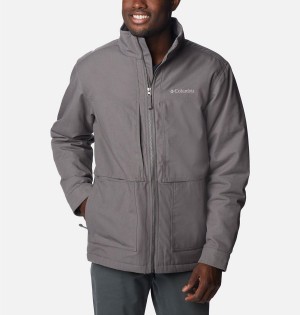 Grey Men's Columbia Loma Vista II Insulated Puffer Jacket | CDGOA-3240