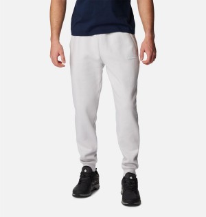 Grey Men's Columbia Marble Canyon Heavyweight Fleece Pants | ZHXVS-1025