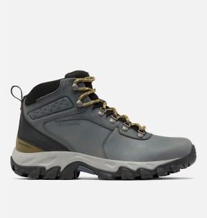 Grey Men's Columbia Newton Ridge Plus II Waterproof Boot Hiking Shoes | WVCTX-1734