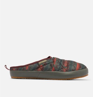 Grey Men's Columbia Omni Heat Lazy Bend Camper Slippers | VOGZD-9107