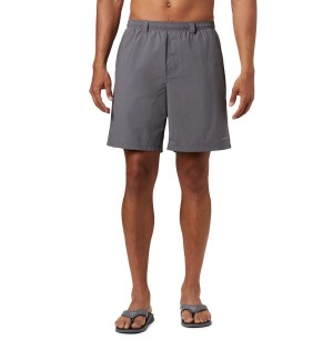 Grey Men's Columbia PFG Backcast III Water Shorts | NWOMK-1307