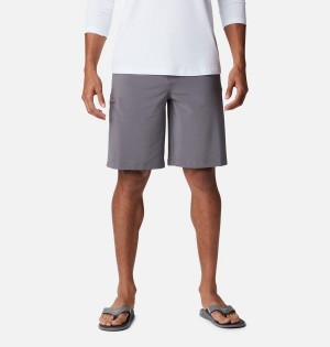 Grey Men's Columbia PFG Grander Marlin II Offshore Shorts | ZLKDI-5132