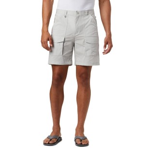 Grey Men's Columbia PFG Permit III Shorts | MYZVO-2531