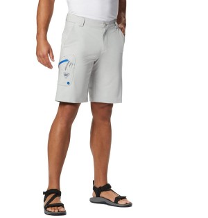 Grey Men's Columbia PFG Terminal Tackle Shorts | DVNGA-4135