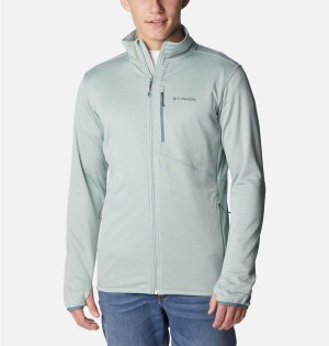 Grey Men's Columbia Park View Full Zip Fleece Jacket | TKQRN-5783