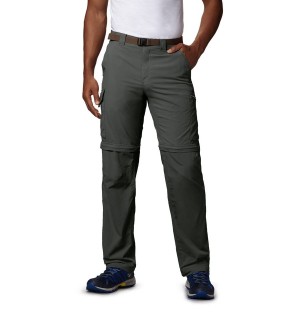 Grey Men's Columbia Silver Ridge Convertible Pants | CRIFV-6297