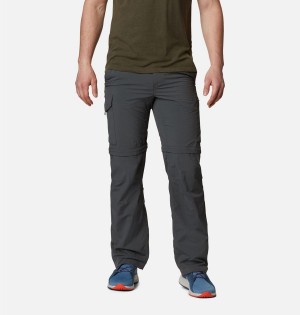 Grey Men's Columbia Silver Ridge Convertible Pants | ARCIX-4192