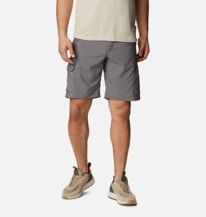 Grey Men's Columbia Silver Ridge Utility Cargo Shorts | NCLPR-5107