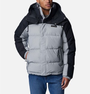 Grey Men's Columbia Snowqualmie Insulated Puffer Jacket | NWDVS-3078