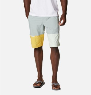 Grey Men's Columbia Summerdry Belted Shorts | LVENI-1473