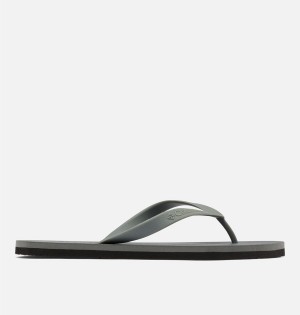 Grey Men's Columbia Sun Trek Flip Flop Sandals | MPRJT-3975