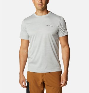 Grey Men's Columbia Zero Rules Short Sleeve - Active Fit T-Shirt | YRCLP-8459