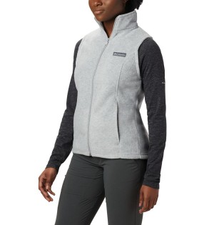 Grey Women's Columbia Benton Springs Fleece Vest | QCFHB-6452