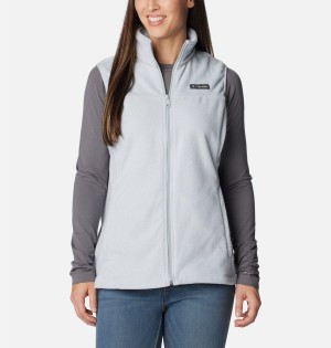 Grey Women's Columbia Castle Dale Fleece Vest | SAKJC-4603