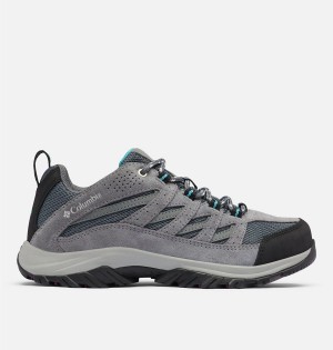 Grey Women's Columbia Crestwood Hiking Shoes | POKHU-0457