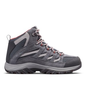 Grey Women's Columbia Crestwood Mid Waterproof Boot Hiking Shoes | XATEK-0467