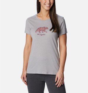 Grey Women's Columbia Daisy Days Graphic T-Shirt | EQBWO-2753