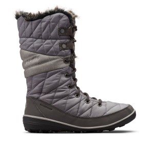 Grey Women's Columbia Heavenly Omni Heat Waterproof Boots | CFUGX-1047