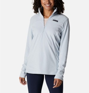 Grey Women's Columbia Lake Aloha Half Zip Fleece Pullover | WQLZA-6473