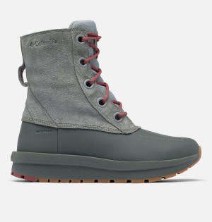 Grey Women's Columbia Moritza Shield Omni Heat Boots | MIQLG-6827