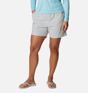 Grey Women's Columbia PFG Backcast Water Shorts | PLSMG-5318