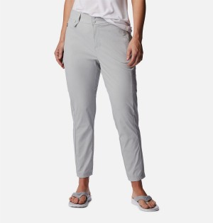 Grey Women's Columbia PFG Cast and Release Stretch Pants | FWCRL-0497