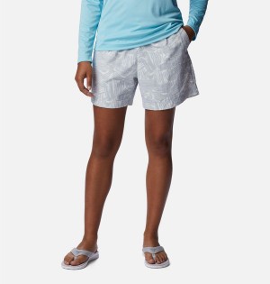 Grey Women's Columbia PFG Super Backcast Water Shorts | YNKWJ-0675