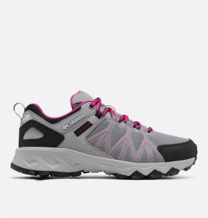 Grey Women's Columbia Peakfreak II OutDry Hiking Shoes | NZGRV-4270