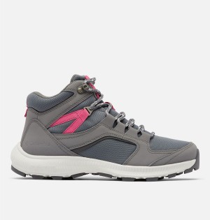 Grey Women's Columbia Re-Peak Mid Hiking Shoes | FUSRT-9745