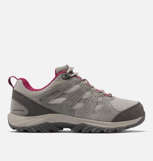 Grey Women's Columbia Redmond III Low Waterproof Hiking Shoes | CSOYW-7940