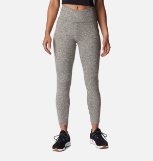 Grey Women's Columbia Weekend Adventure Leggings Pants | TZEIQ-0172