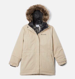 Khaki Kids' Columbia Boundary Bay Down Parka Jacket | WAPYV-4508