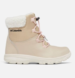 Khaki Kids' Columbia Moritza Boots | CJAEK-5430