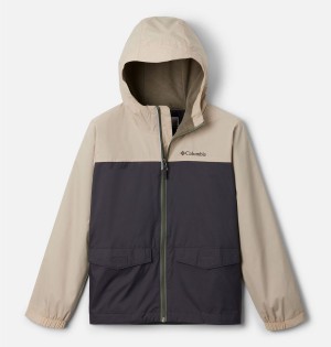 Khaki Kids' Columbia Rain-Zilla Jacket | XAREB-3986