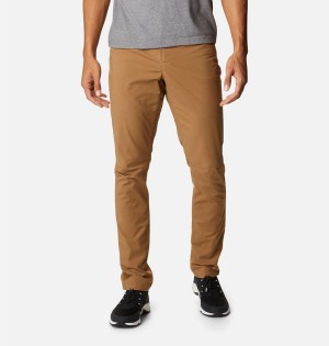 Khaki Men's Columbia Cobble Creek 5-Pocket Pants | VQXET-7052