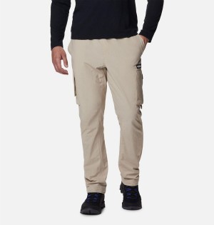 Khaki Men's Columbia Deschutes Valley Pants | NLBJY-4078