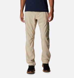 Khaki Men's Columbia Silver Ridge Utility Pants | QHGLD-7421