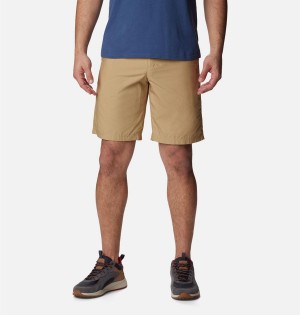 Khaki Men's Columbia Washed Out Shorts | EXJMP-3942