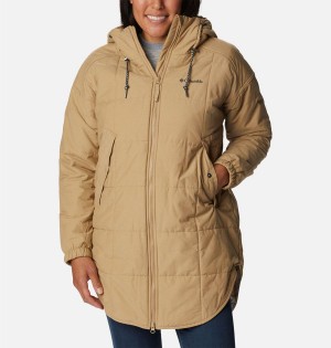 Khaki Women's Columbia Chatfield Hill Novelty Coats | CWYFA-8739