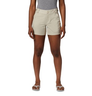 Khaki Women's Columbia PFG Coral Point III Shorts | ENXFG-9478