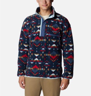 Multicolor Men's Columbia Helvetia Half Snap Fleece Pullover | VYXTD-7184