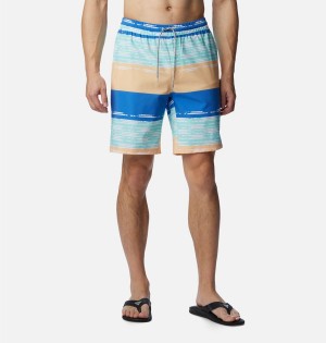 Multicolor Men's Columbia PFG Super Slack Tide Hybrid Water Shorts | VZFQU-4367