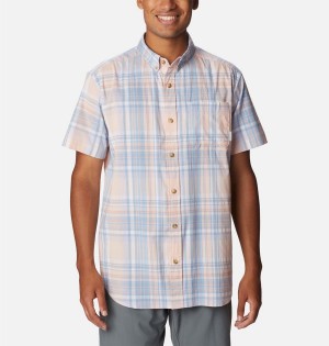 Multicolor Men's Columbia Rapid Rivers II Short Sleeve Shirt | ZMEOF-8135