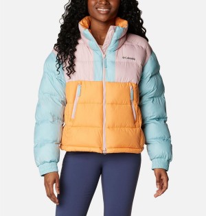 Multicolor Women's Columbia Pike Lake II Cropped Puffer Jacket | EGISL-5042