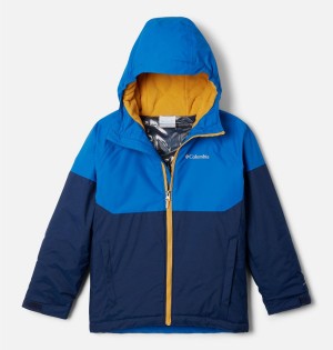 Navy Kids' Columbia Alpine Action II Jacket | SRTBQ-3604