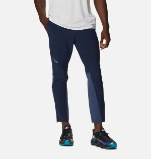 Navy Men's Columbia Endless Trail Training Joggers Pants | WVXQK-4531